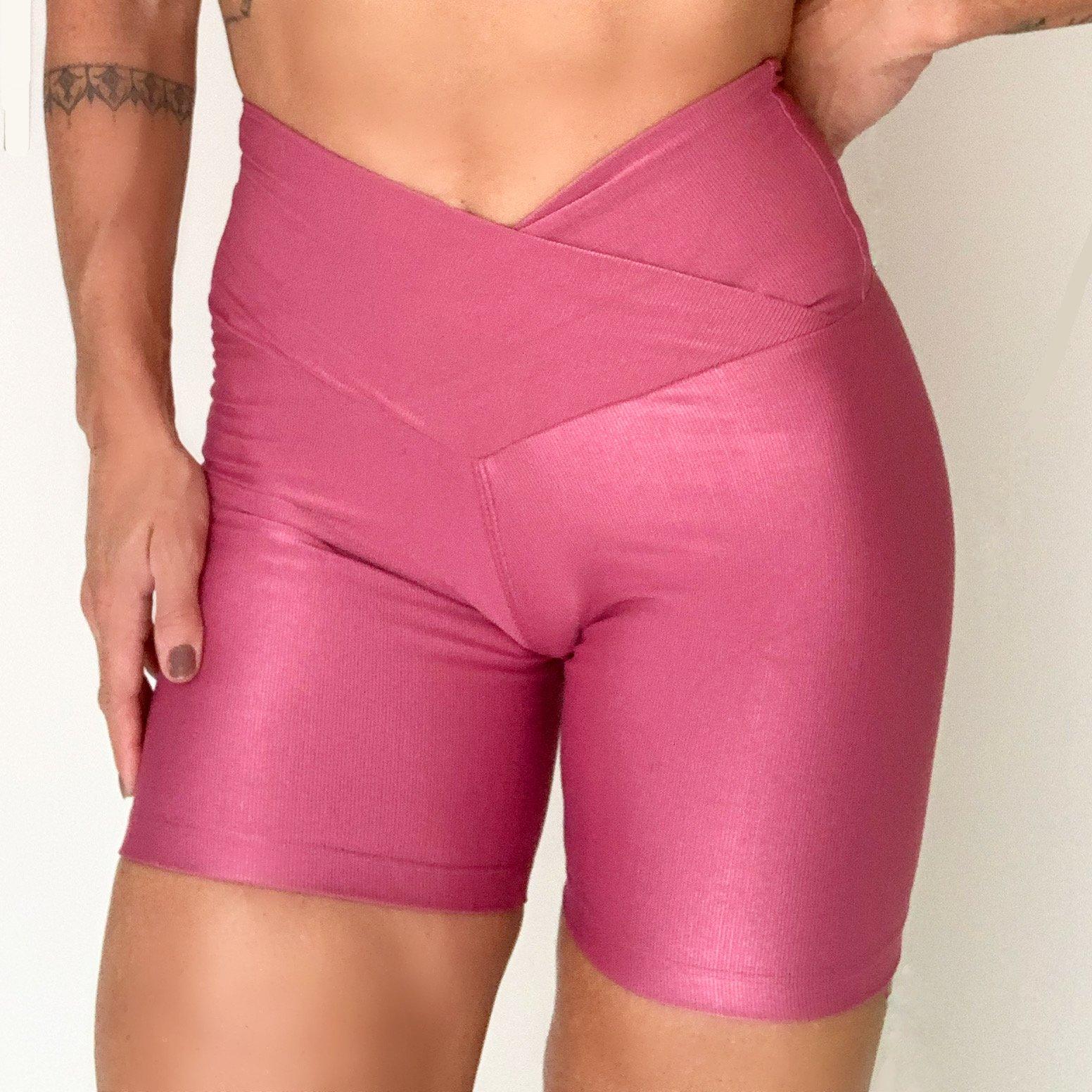 Sheen Crossover Shorts Booty Scrunch - Shop Alis Sportswear