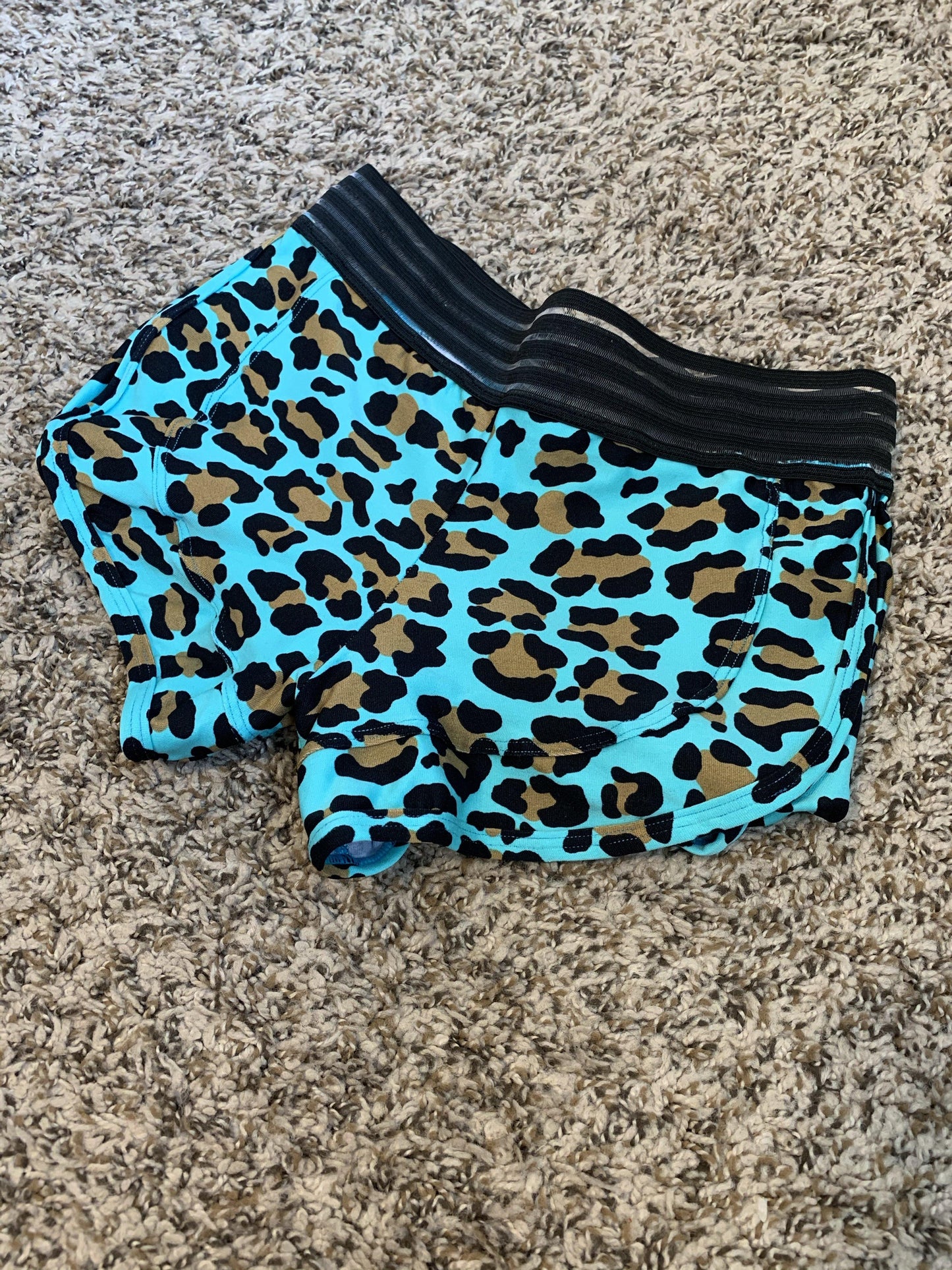 Green Leopard Shorts - Shop Alis Sportswear