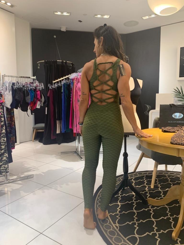Crisscross Back Jumpsuit - Shop Alis Sportswear