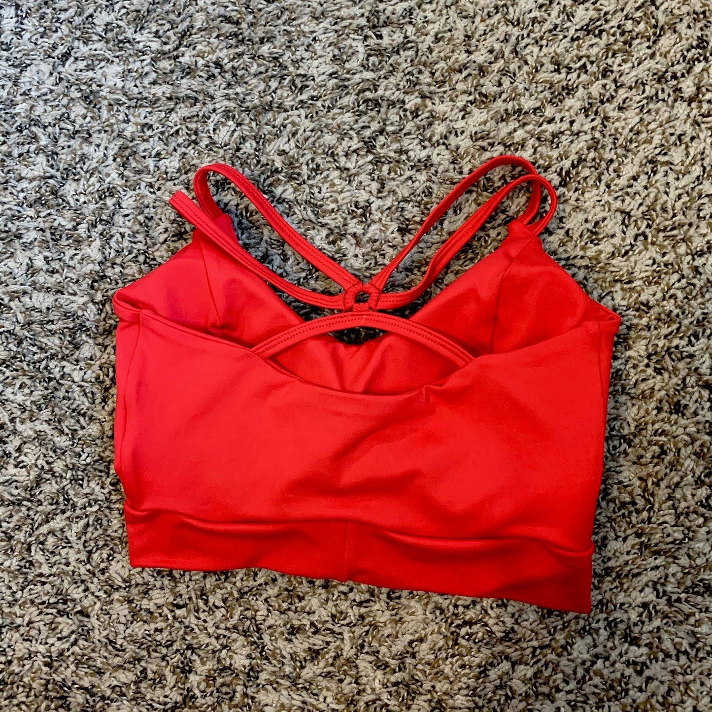 Ring Cropped Top in Red - Shop Alis Sportswear
